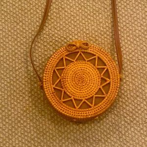 Woven summer crossover bag/ purse.
